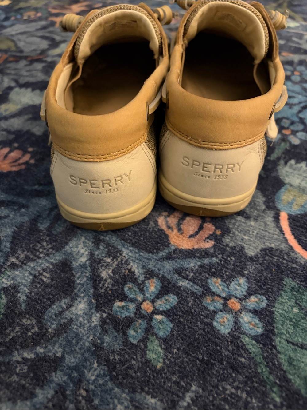 Sperry Women’s  Wheat Leather Boat Shoes - Picture 5 of 5